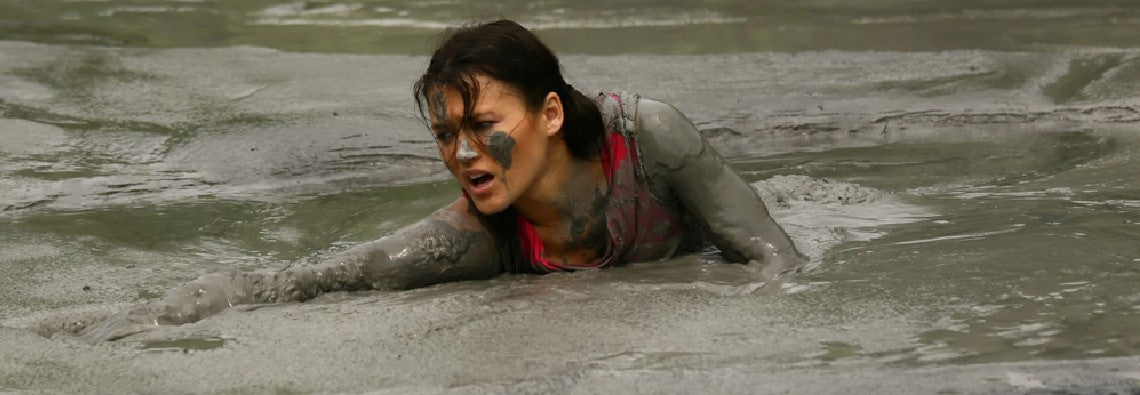 Woman stuck in mud quicksand Ashlyn archenemys